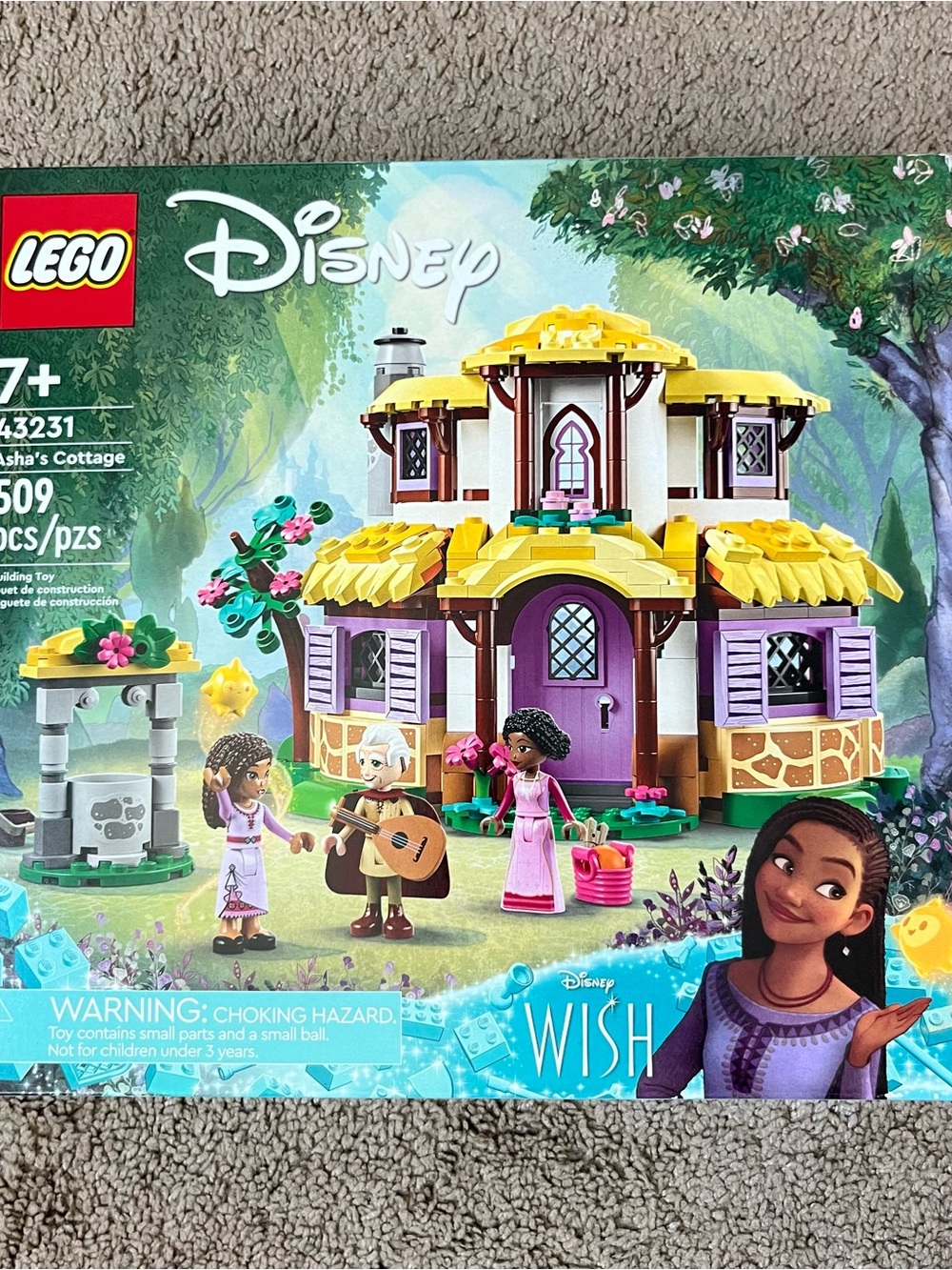 LEGO Disney Asha's Cottage - Purple, Yellow & White